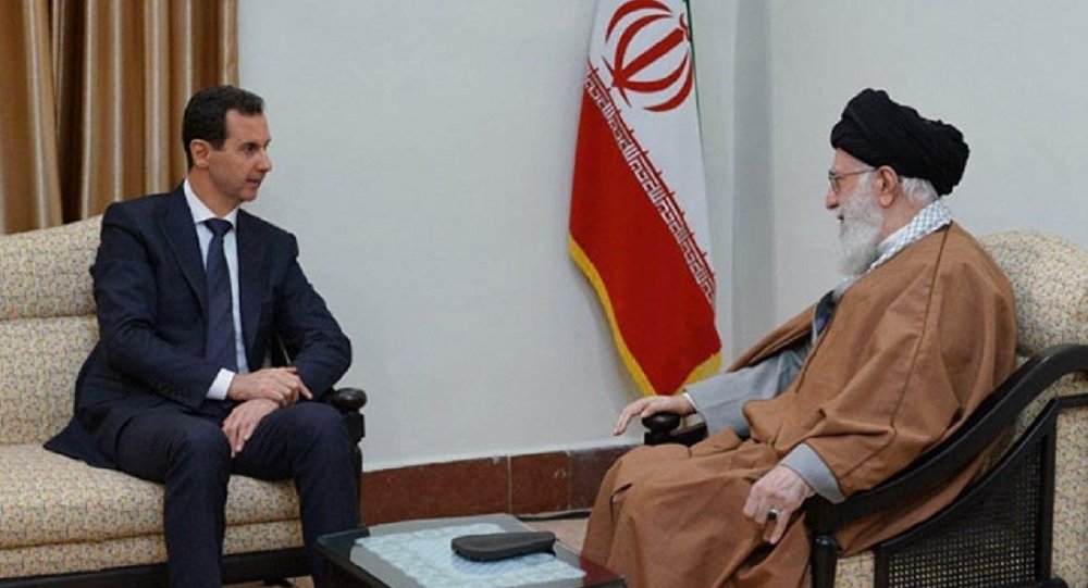 بشار اسد در دیدار رهبری