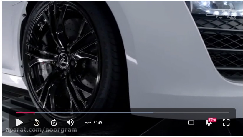 تبلیغ آئودی R8-V10