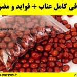 معرفی کامل عناب + فواید و مضرات