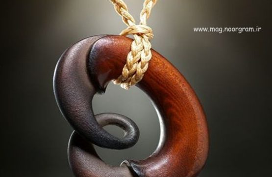 گردنبند چوبی