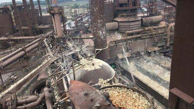انفجار در کارخانه فولاد ایالت ایندیانای آمریکا (1)