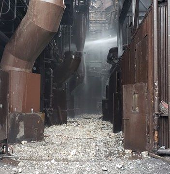 انفجار در کارخانه فولاد ایالت ایندیانای آمریکا (2)