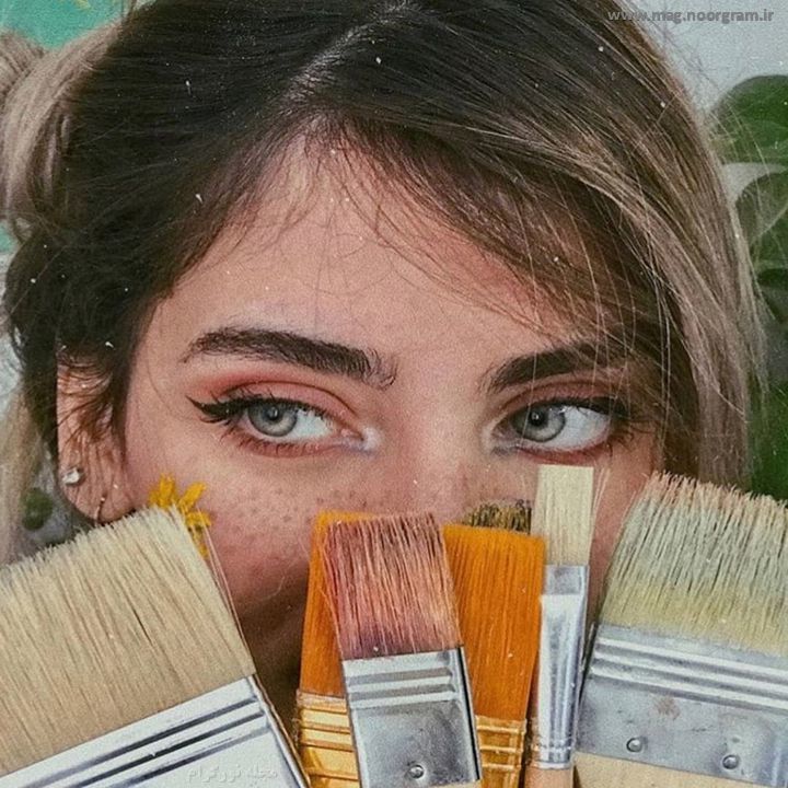 عکس خفن عکس دختر چشم ابی طبیعی