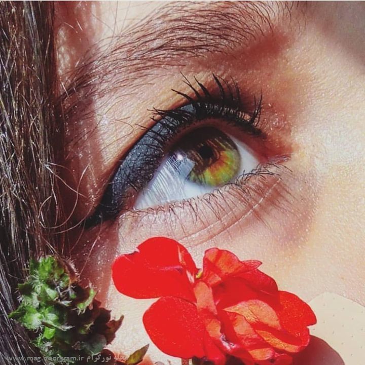 عکس دختر چشم آبی برای پروفایل