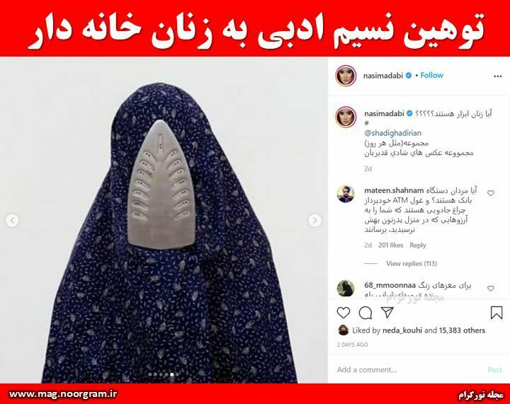 توهین نسیم ادبی