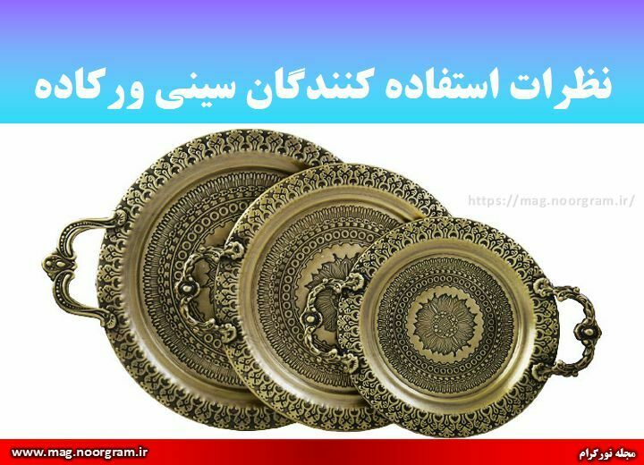 نظرات استفاده کنندگان سینی ورکاده