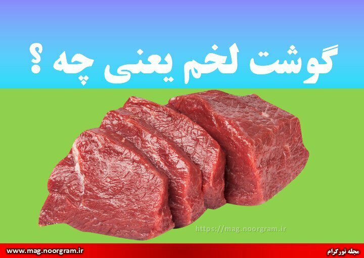 گوشت لخم یعنی چه