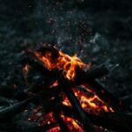 تصویر زمینه آتش هیزم