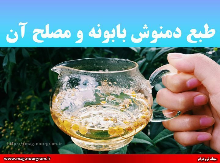 طبع دمنوش بابونه