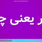 طزر یعنی چه