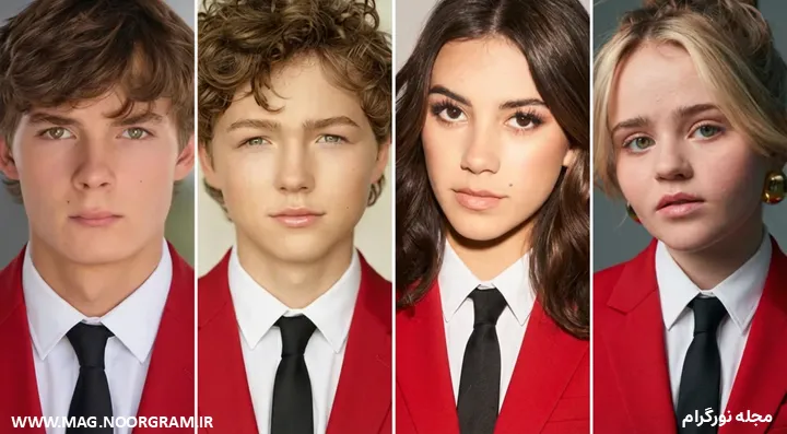 Jacob Moran, Christian Convery, Scarlett Estevez & Megan Stott