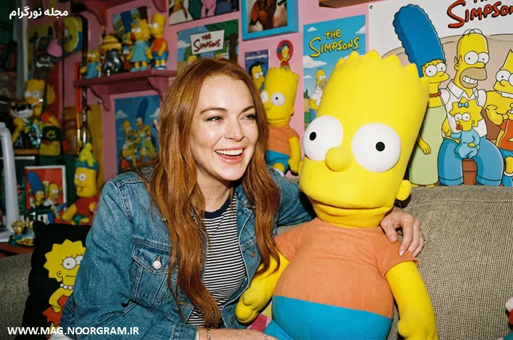 صداپیشگی لیندزی لوهان در سیمپسون ها